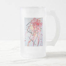 Una taza de cerveza helada bebida fría