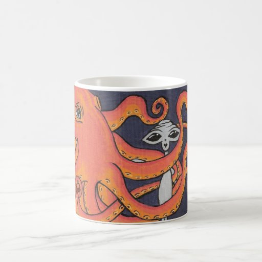 Una taza del amigo del pulpo