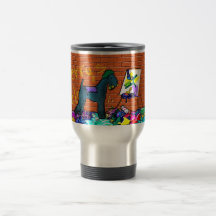 Una taza más grande del ARTISTA de la PINTADA de T
