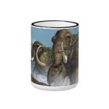 Una tormenta de mamuts taza de café