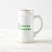 Una vez que usted va irlandés tazas de café