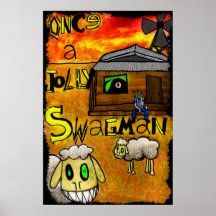 Una vez un Swagman alegre Impresiones