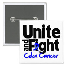 Una y luche el cáncer de colon pin