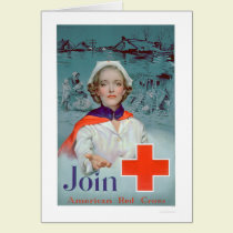 Únase a la Cruz Roja - enfermera (US00306) tarjetas