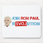 Únase a la revolución de Ron Paul Alfombrillas De Ratón