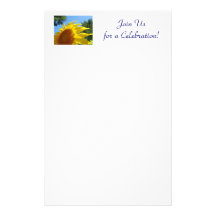 ¡Únase a nos para una celebración! Girasol de los  Papeleria De Diseño