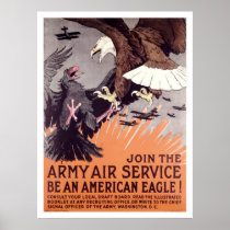 ¡Únase al servicio aéreo - sea American Eagle! posters