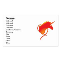 Unicorn_Emblem Plantilla De Tarjeta De Negocio