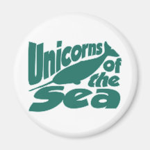 Unicornio de Narwhal del mar Imán De Nevera