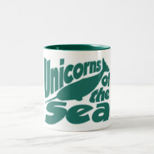 Unicornio de Narwhal del mar Taza De Café