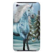 Unicornio en el caso de iTouch del claro de luna Case-Mate iPod Touch Carcasas