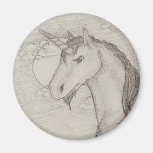 Unicornio serio imanes  