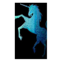 unicornio tarjeta de visita