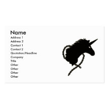 UNICORNIO TARJETAS DE VISITA