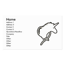 UNICORNIO TARJETAS DE VISITA