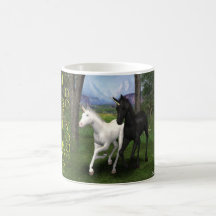 Unicornios jovenes tazas