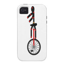 Unicycle fantástico en el circo Case-Mate iPhone 4 carcasa