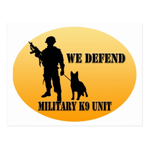 Unidad militar K9 Postal