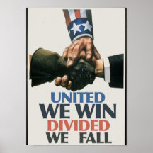 Unido ganamos uniones posters