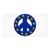 Unión europea tarjetas personales con fotos
