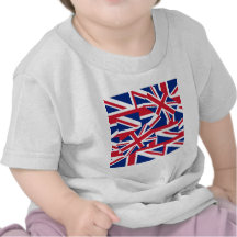 Union Jack a montones Camisetas