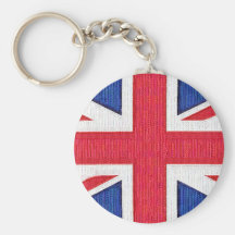 Union Jack - bandera del Reino Unido Llavero Personalizado
