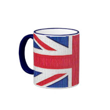 Union Jack - bandera del Reino Unido Taza De Café