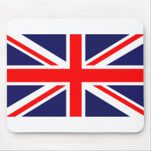 Union Jack clásico Alfombrillas De Ratón