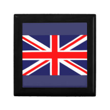 Union Jack clásico Caja De Recuerdo