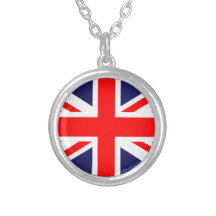 Union Jack clásico Collares