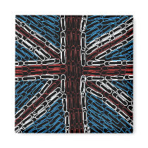 Union Jack de Paperclips imanes