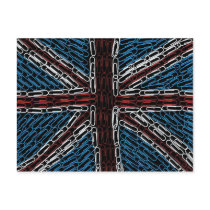 Union Jack de Paperclips tarjetas postales