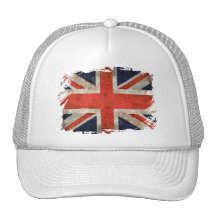 Union Jack destrozado envejecido Gorro
