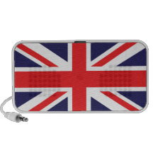 Union Jack Laptop Altavoces