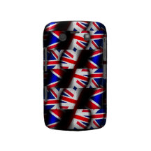Union Jack modelado extracto Blackberry Cárcasas