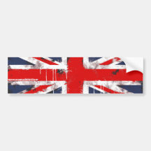 Union Jack - pegatina para el parachoques Pegatina De Parachoque