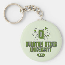 Universidad de estado de Quantum Llaveros Personalizados