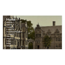 Universidad de la trinidad, Oxford, Inglaterra Pho Tarjeta Personal