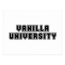 Universidad de la vainilla tarjetas postales