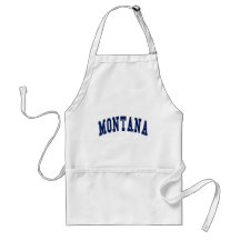 Universidad de Montana Delantales