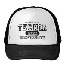 Universidad de Techie Gorro De Camionero