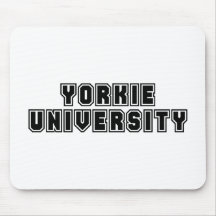 Universidad de Yorkie Tapetes De Ratón