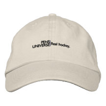 Universo de las plumas gorra de béisbol bordada