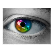 universo en nuestros ojos postal