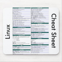 Unix/chuleta del comando de Linux Alfombrilla De Ratones