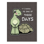 Uno de esos días - postal linda de la tortuga