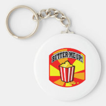 ¡Únteme con mantequilla para arriba! Llaveros Personalizados