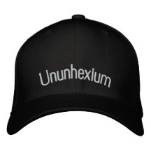Ununhexium Gorra De Beisbol Bordada