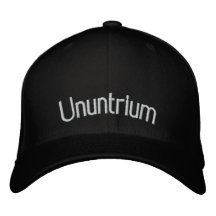 Ununtrium Gorras Bordadas