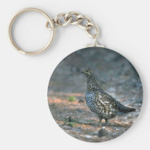 Urogallo Spruce, gallina Llavero Personalizado